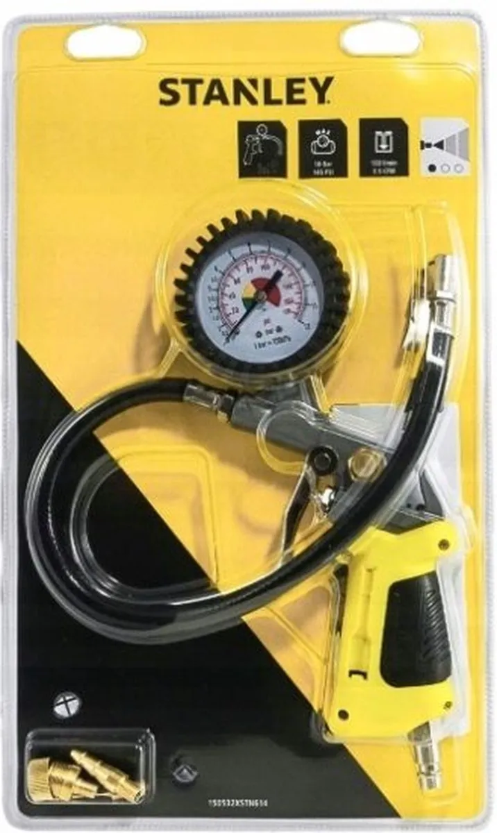 Stanley Bandenvuller met Luchtdrukmeter 150532XSTN614