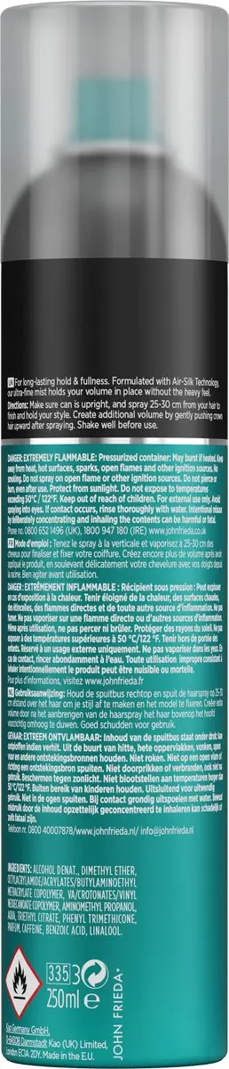 John Frieda Luxurious Volume Foverever Haarlak 250ml