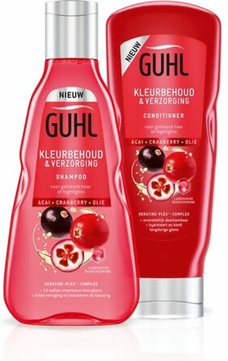 Guhl Shampoo Kleur Bescherming & Verzorging 4x250ml