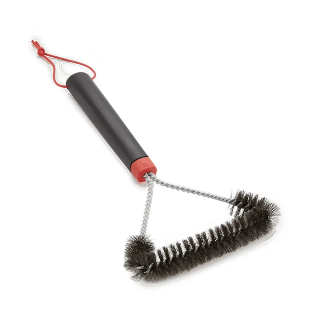 Weber Driezijdige Schoonmaakborstel 30cm - Zwart
