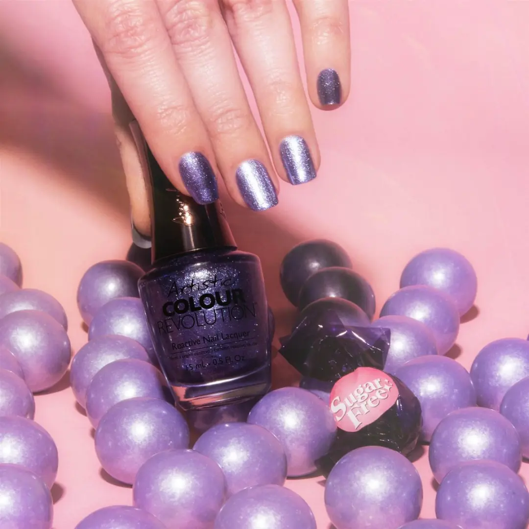 Artistic Nail Design Colour Revolution 'Who is Counting' Nagellak 15ml - Lila