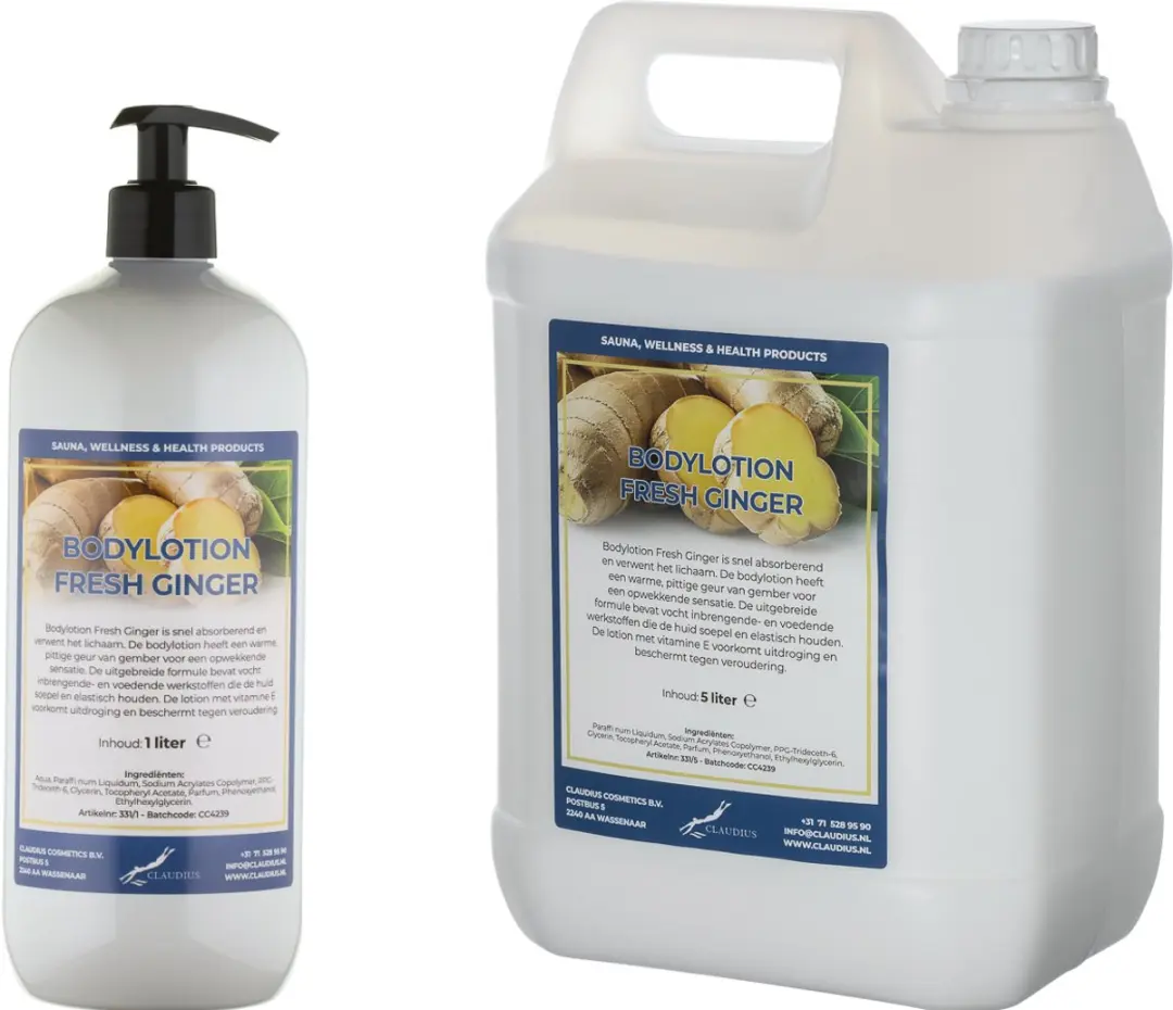 Splashbox Cosmetics Fresh Ginger Bodylotion 6L - 2 Stuks