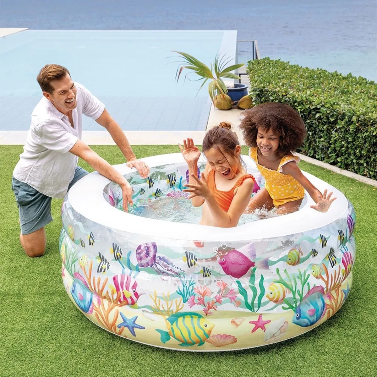 Intex Little Otter Opblaaszwembad Ø152cm - 360L - Multicolor