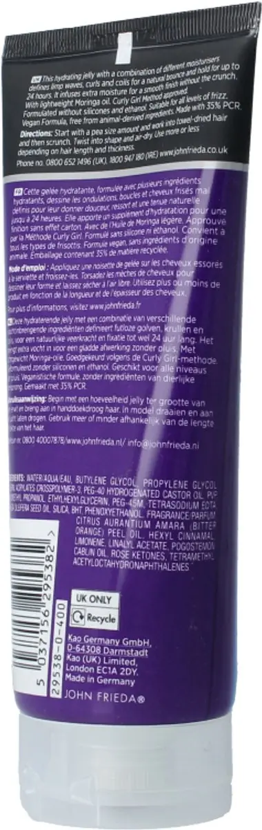 John Frieda Dream Curls Hydraterende Gel 200ml