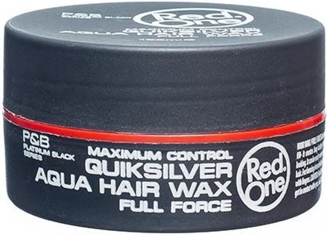 Red One Quicksilver Aqua Hair Wax 150ml - 24 Stuks
