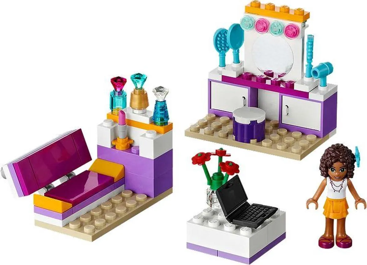 LEGO Friends Andreas Slaapkamer 41009 - Paars