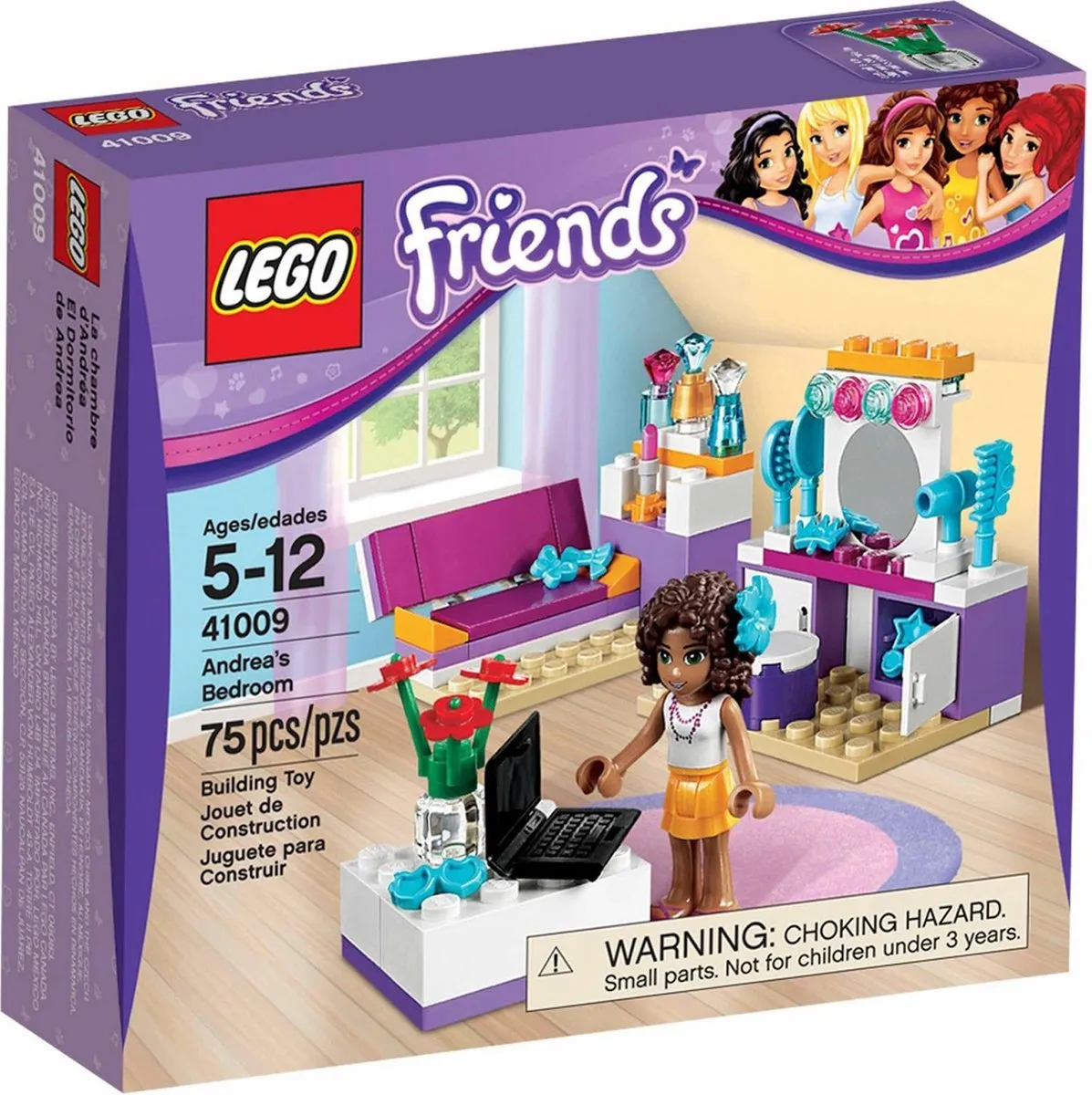 LEGO Friends Andreas Slaapkamer 41009