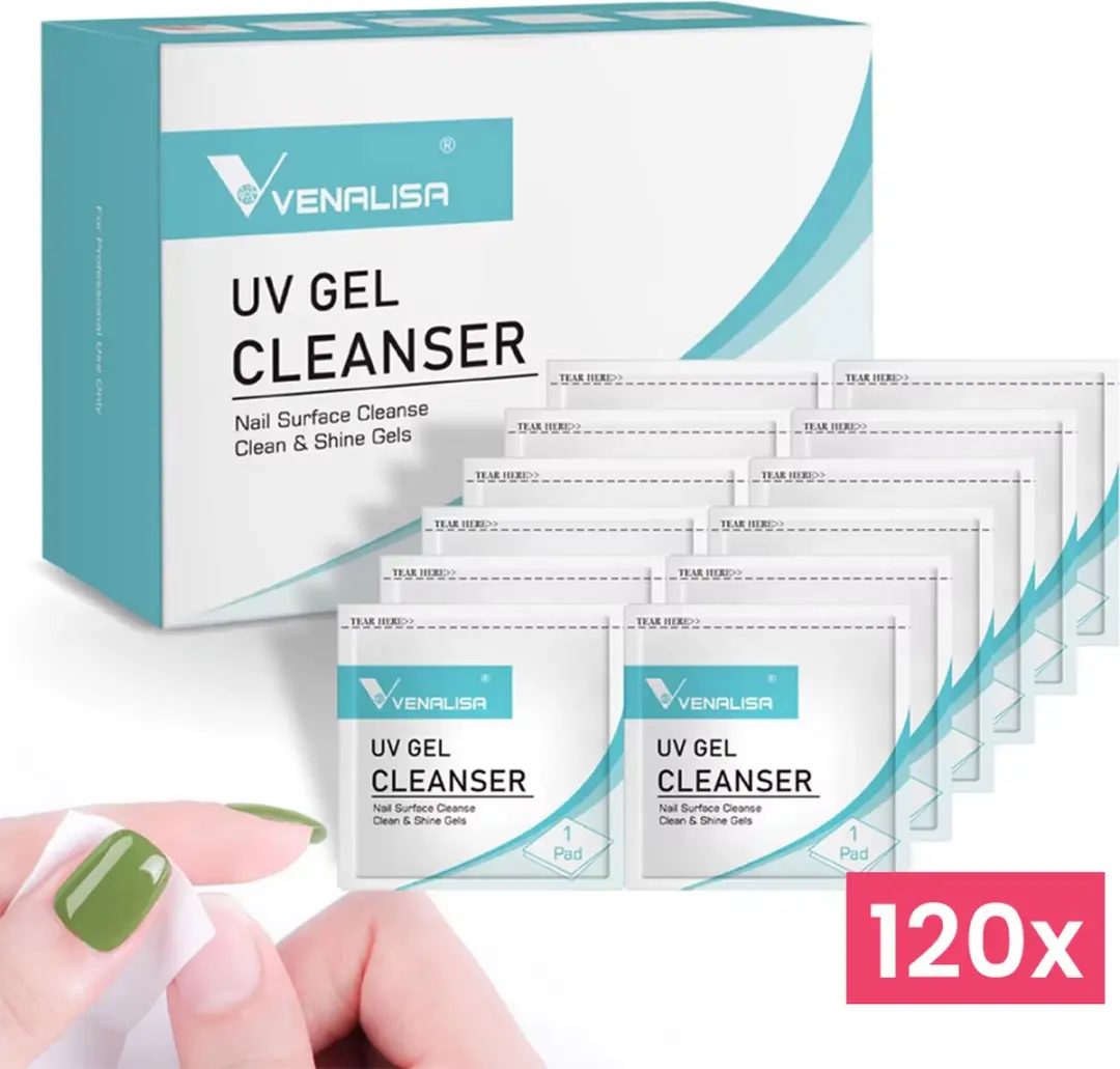 Venalisa Gelnagel Cleanser Doekjes