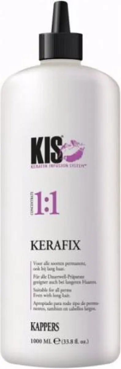 KIS Perm Kerafix 1:1 Permanent Haarkleur 1000ml