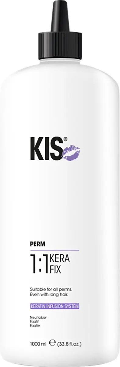 KIS Perm Kerafix 1:1 Permanent Haarkleur 1000ml