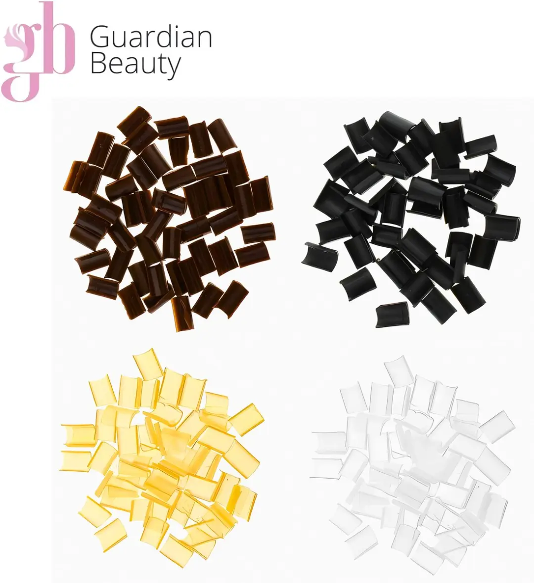 Guardian Beauty Keratine Bondjes Haarextensies - 100 Stuks - Geel