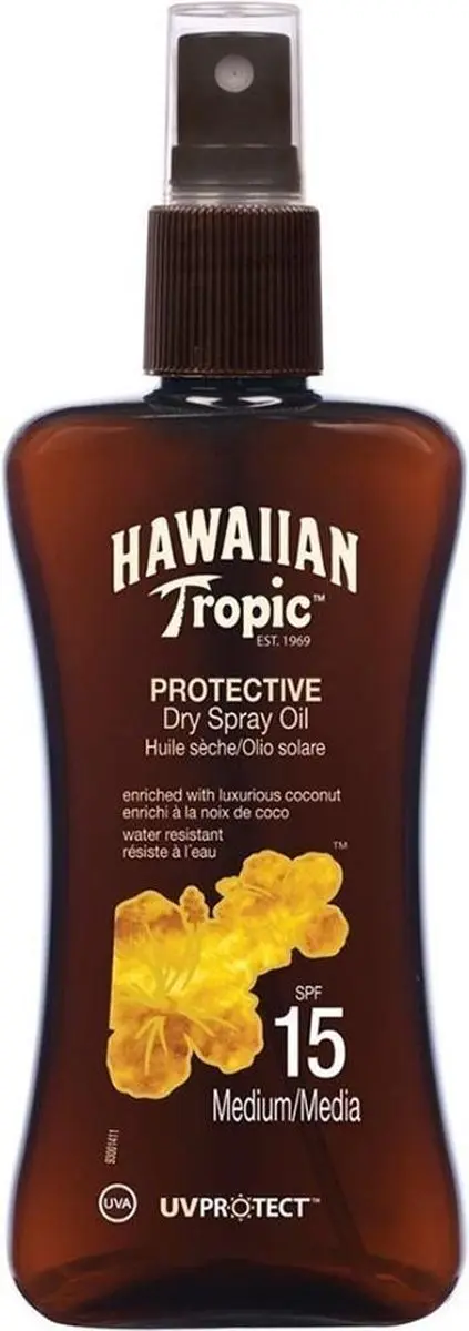 Hawaiian Tropic Coconut & Guava Beschermende Olie SPF 15 200ml