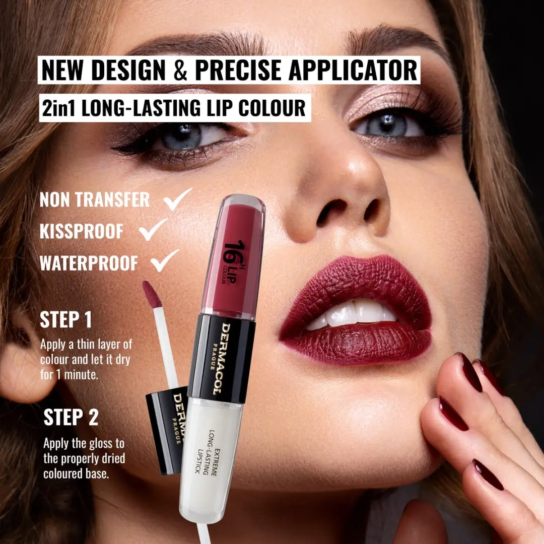Dermacol 16-Uur Lipkleur n.6 - 8ml - Rood