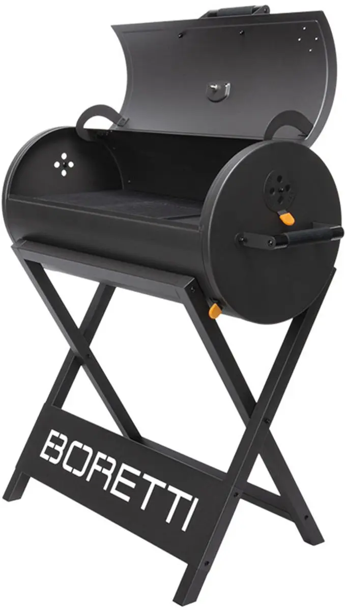 Boretti Barilo 2.0 Houtskool BBQ - 84x41cm Grilloppervlak - Antraciet