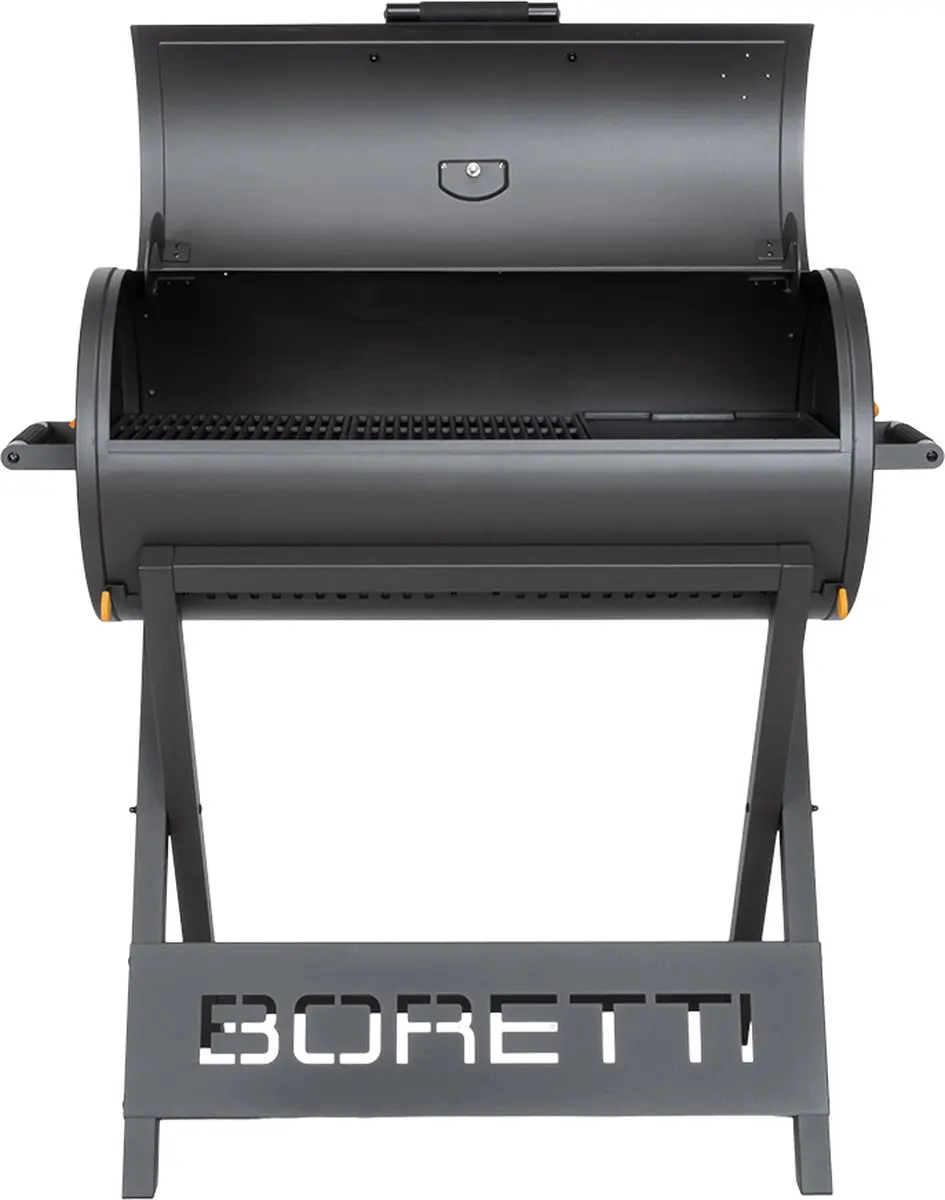 Boretti Barilo 2.0 Houtskool BBQ - 84x41cm Grilloppervlak - Antraciet