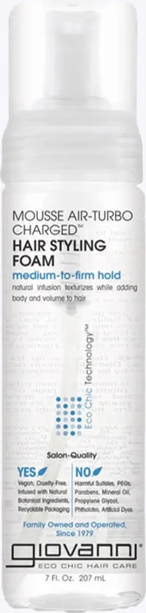 Giovanni Cosmetics Mousse Air-Turbo Charged Styling Foam 207ml