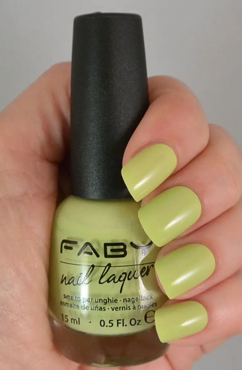FABY Vegan Nagellak Geel - 15ml