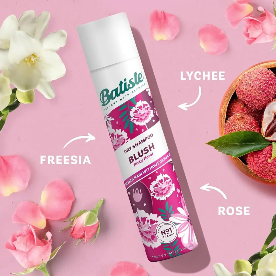 Batiste Droogshampoo Floral & Flirty Blush 200ml
