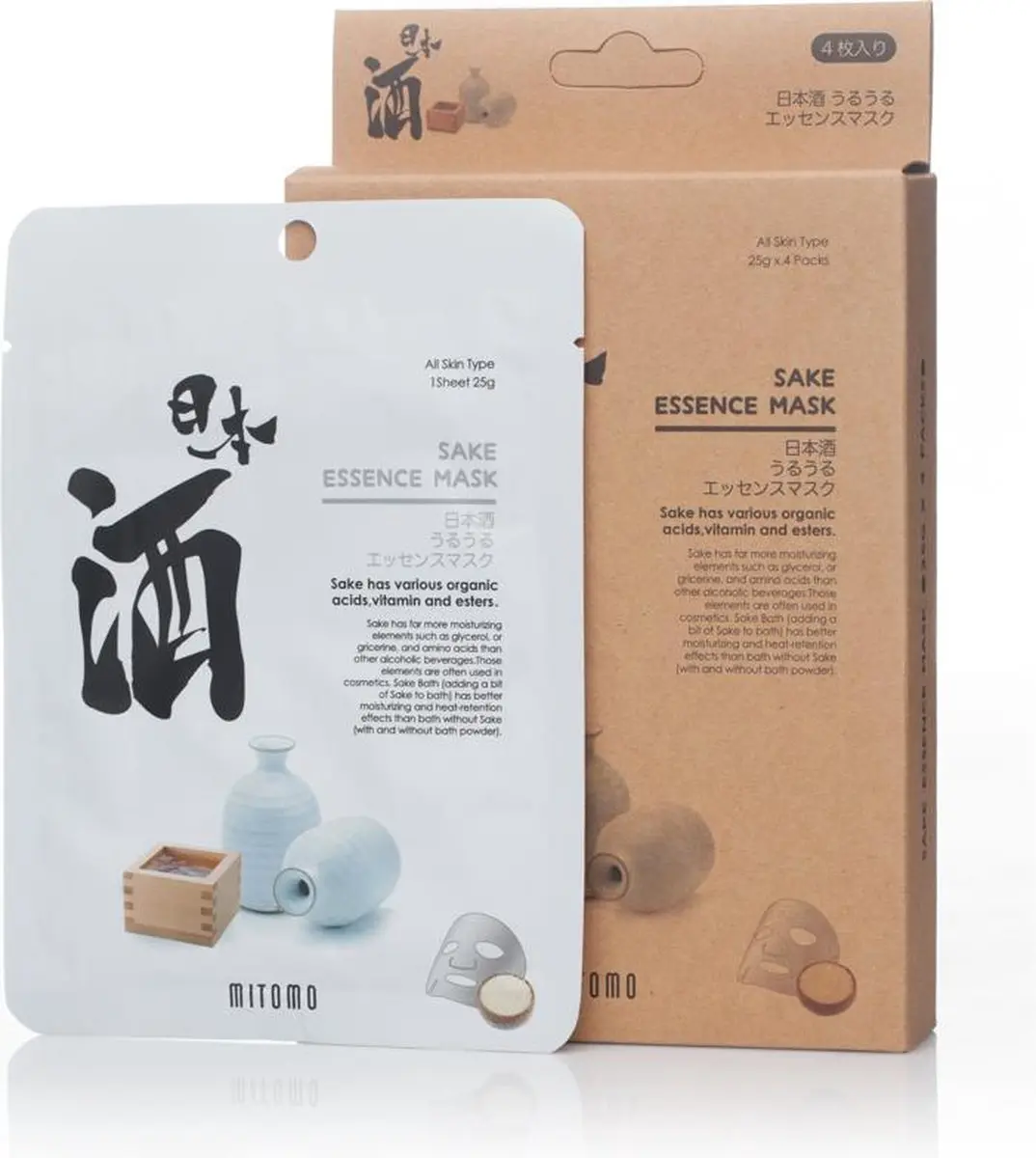 Mitomo Sake Gezichtsmasker
