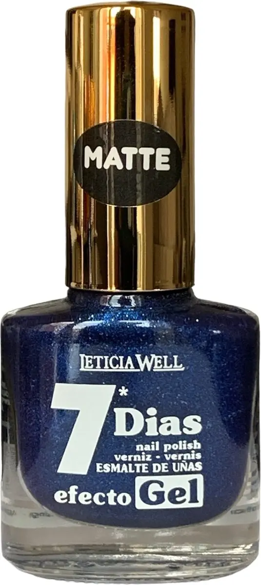 Leticia Well Nagellak Matte Shimmer Blauw 245