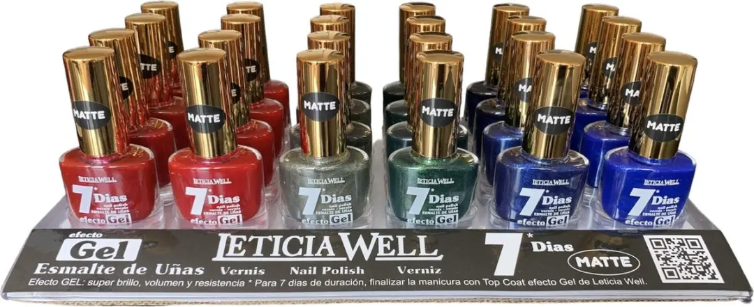Leticia Well Nagellak Matte Shimmer Blauw 245 - 13ml