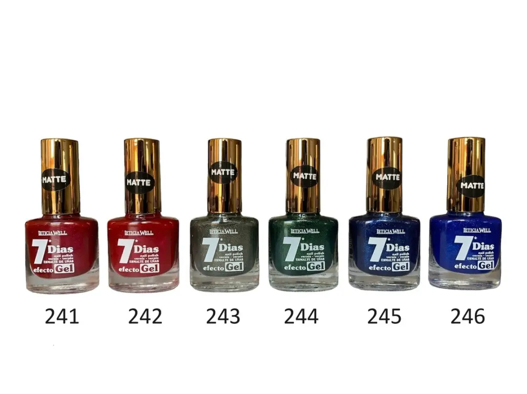 Leticia Well Nagellak Matte Shimmer Blauw 245 - 13ml