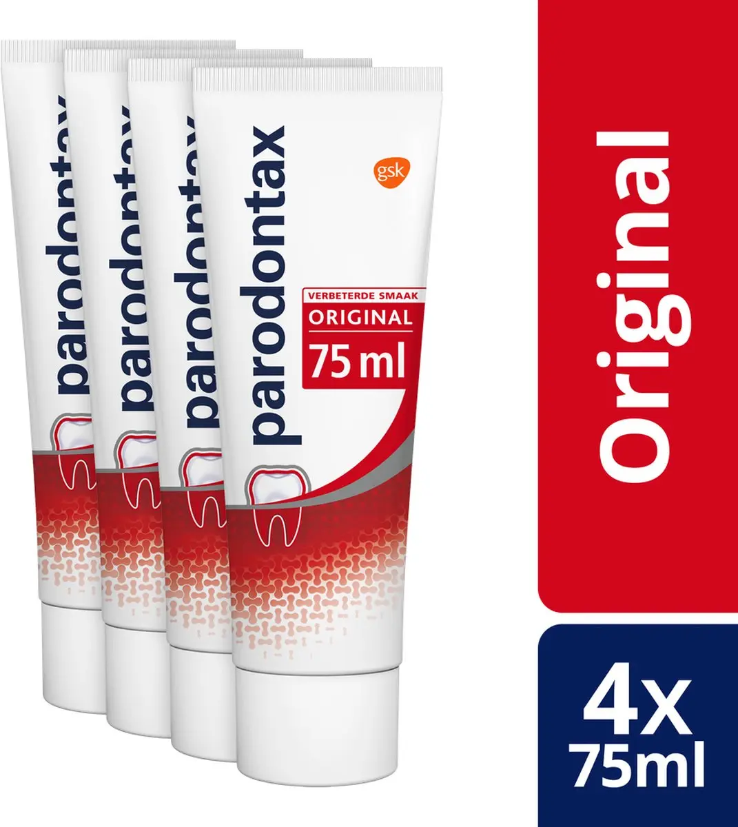 Parodontax Original Tandpasta 300ml - 4x75ml