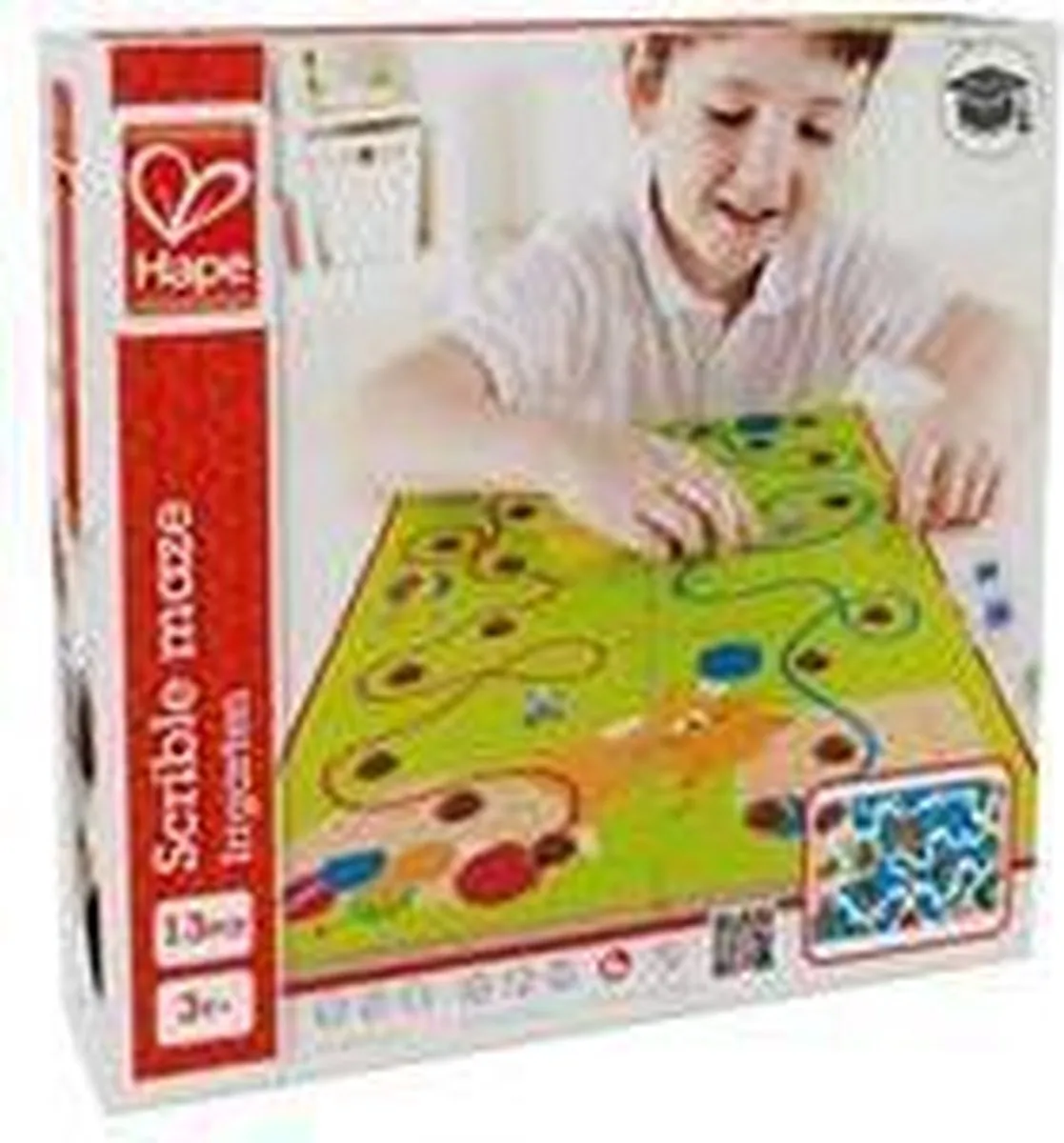 Hape Scrible Maze - Geel - afbeelding 6 van 6