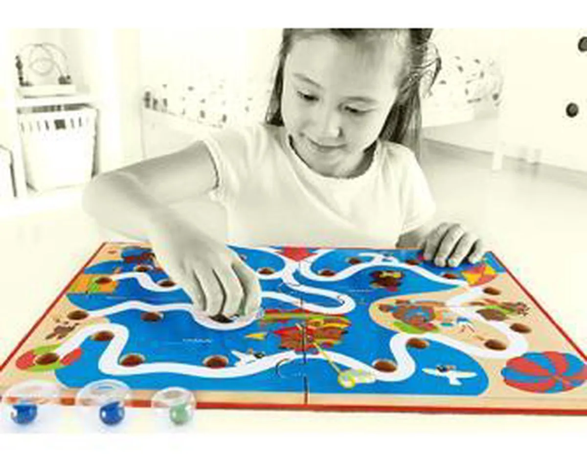 Hape Scrible Maze - Geel