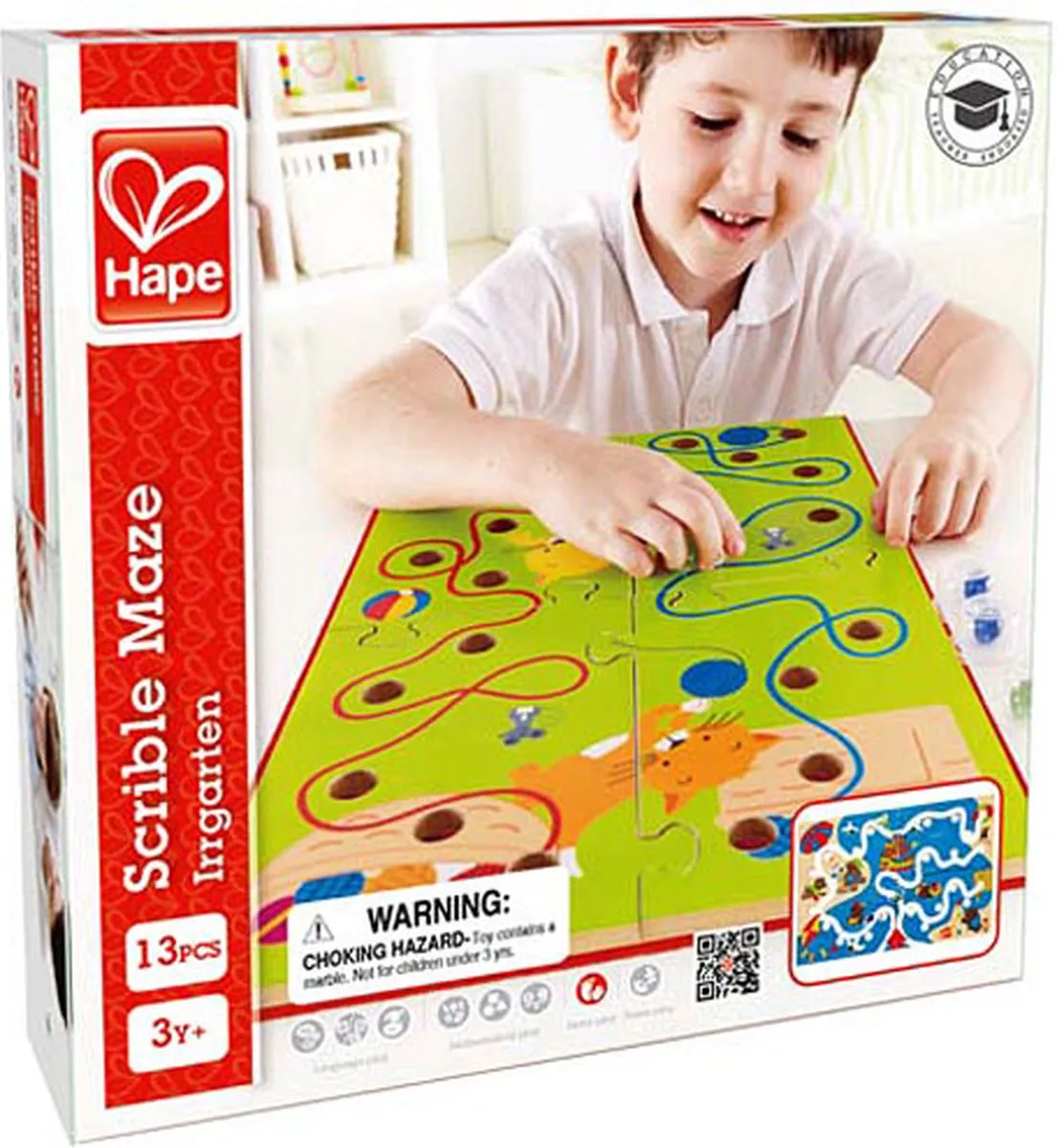 Hape Scrible Maze - Geel