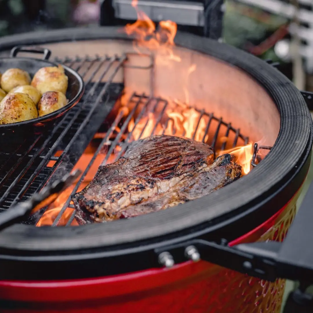 Kamado Joe Classic II Houtskoolgrill 46cm - Rood