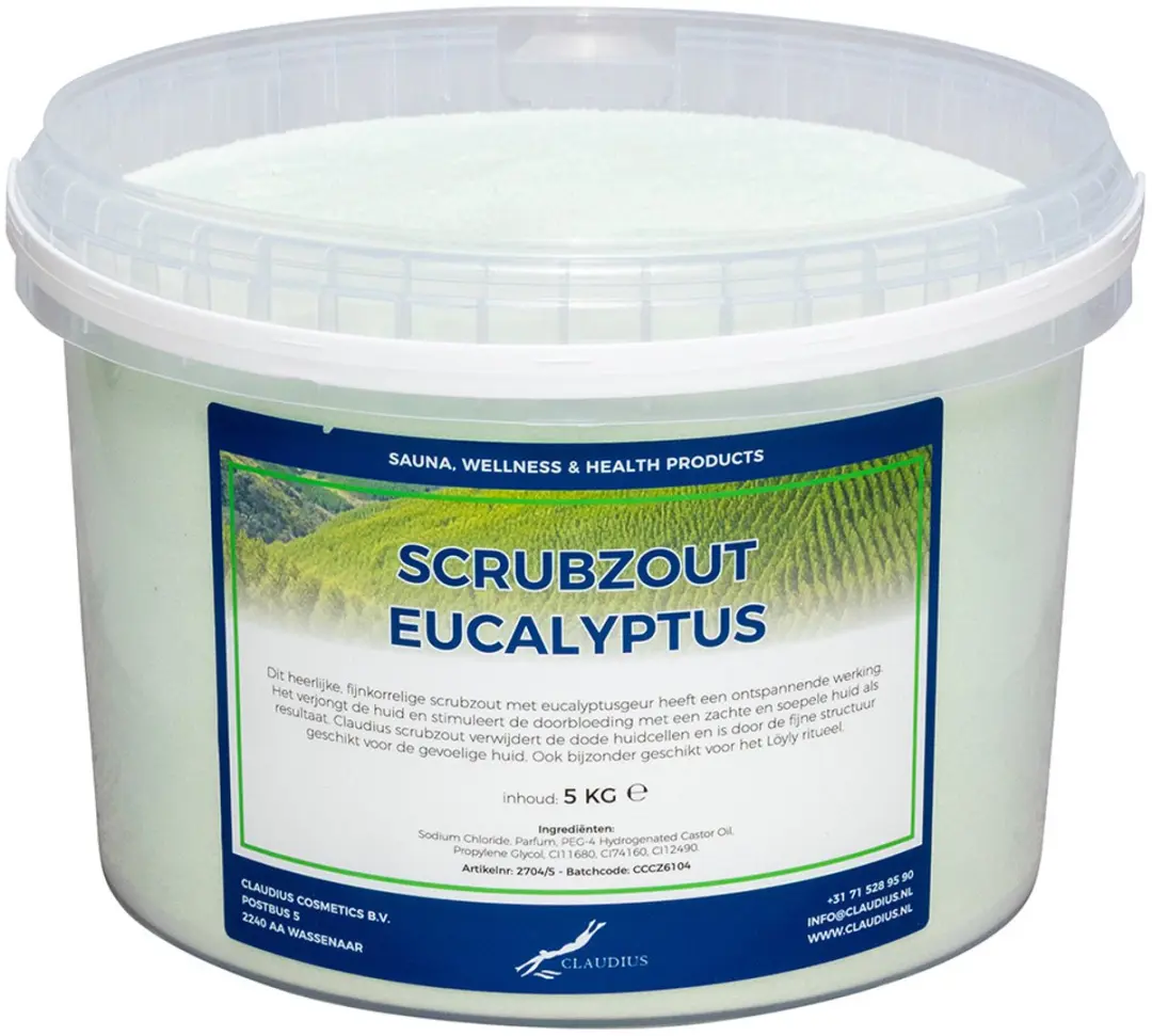 Splashbox Cosmetics Scrubzout Eucalyptus 5 kg