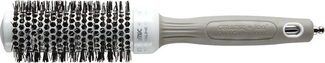 Olivia Garden Expert Blowout Shine Föhnborstel 35mm - Wit-Grijs