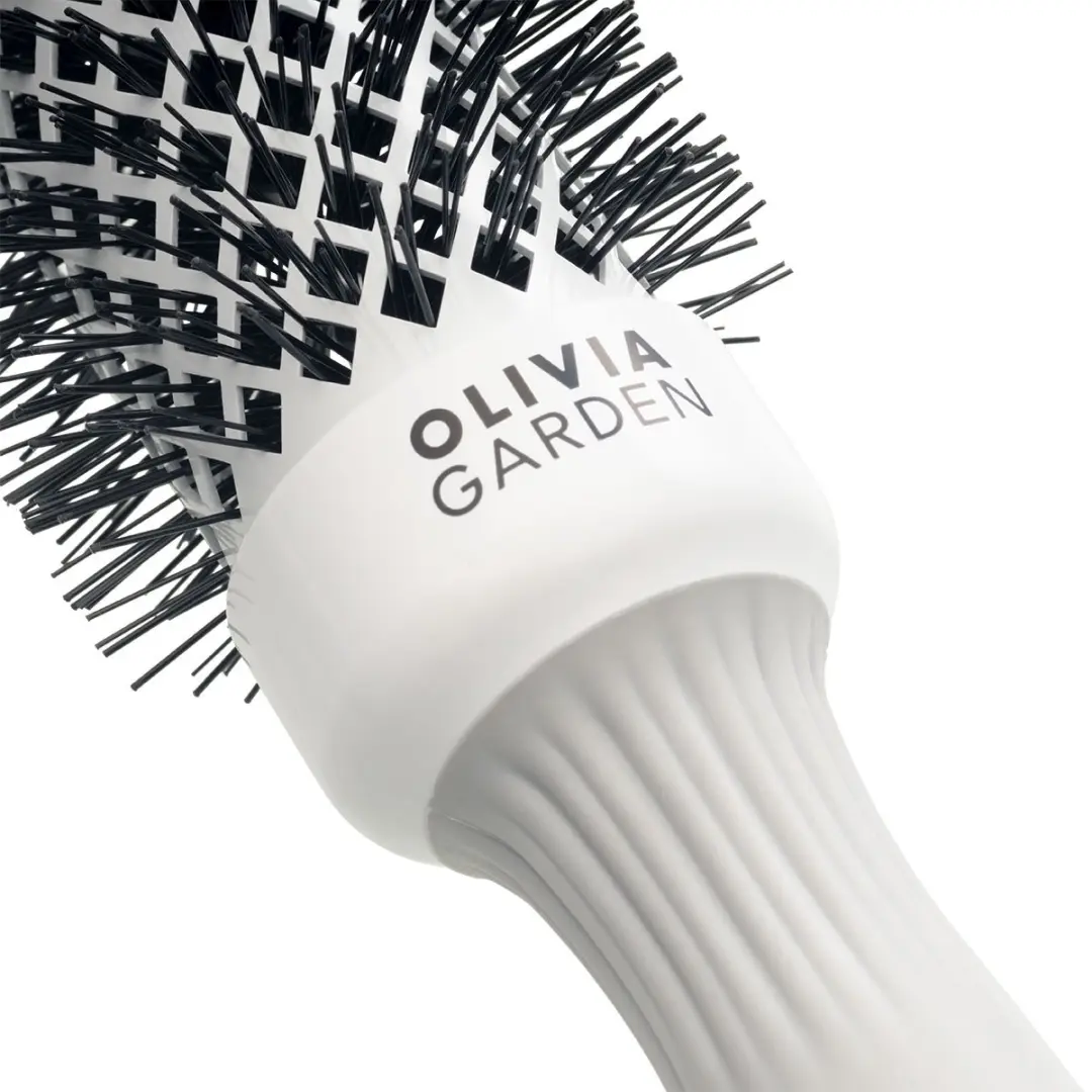Olivia Garden Expert Blowout Shine Föhnborstel 35mm - Wit-Grijs