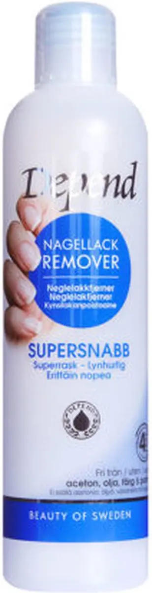 Depend O2 Nagellakremover 250ml