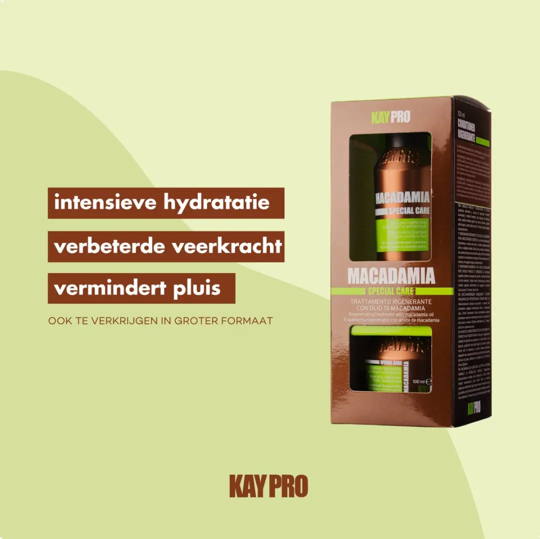 KayPro Travel Size Macadamia Haarverzorging 200ml - 2 Stuks