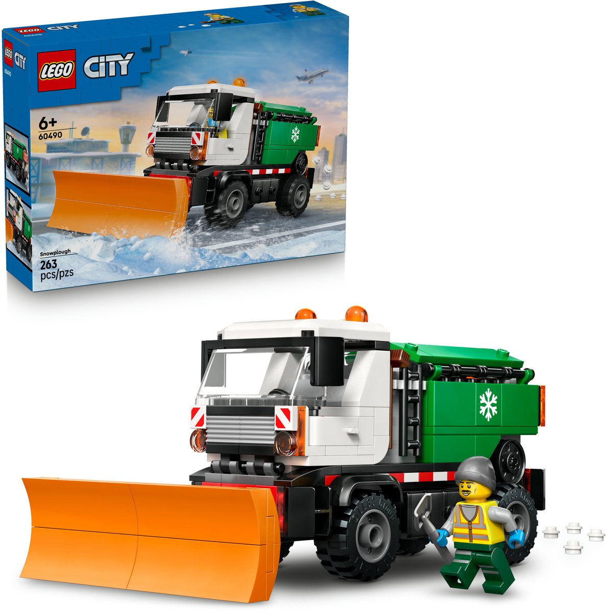 LEGO City - Sneeuwschuiver bouwset - winter speelgoed voor kinderen - 60490