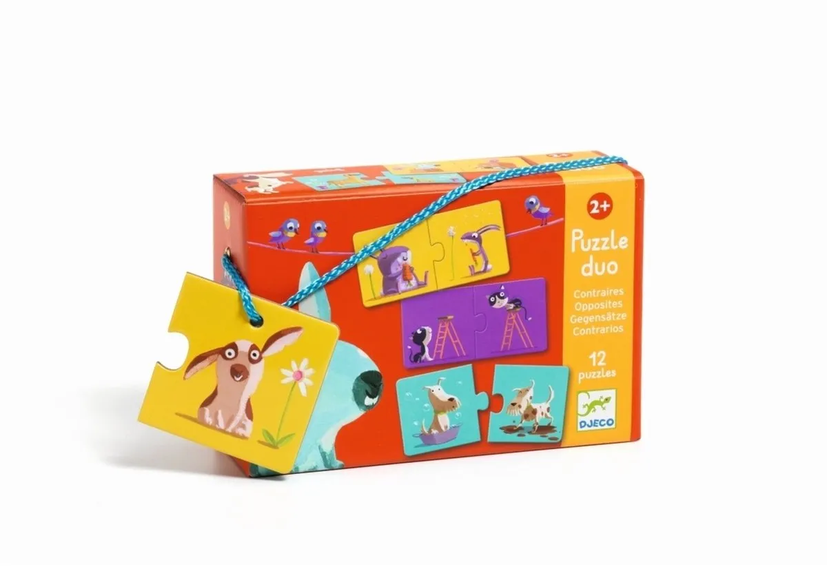 Djeco Duo Puzzel 24 Stuks - DJ08162 Multicolor
