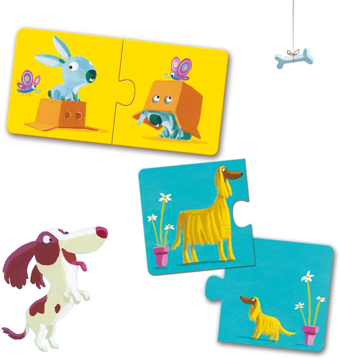 Djeco Duo Puzzel 24 Stuks - DJ08162 Multicolor