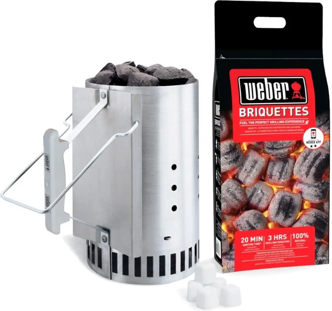 Weber Brikettenstarterset 2kg - inclusief starter