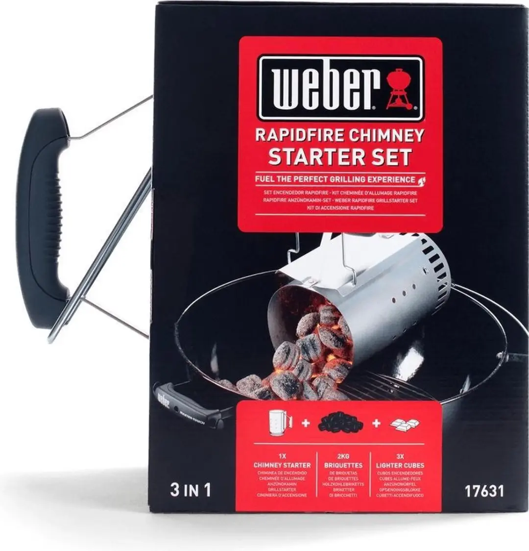 Weber Brikettenstarterset 2kg - inclusief starter - afbeelding 6 van 6