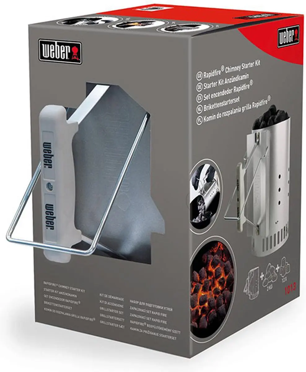 Weber Brikettenstarterset 2kg - inclusief starter