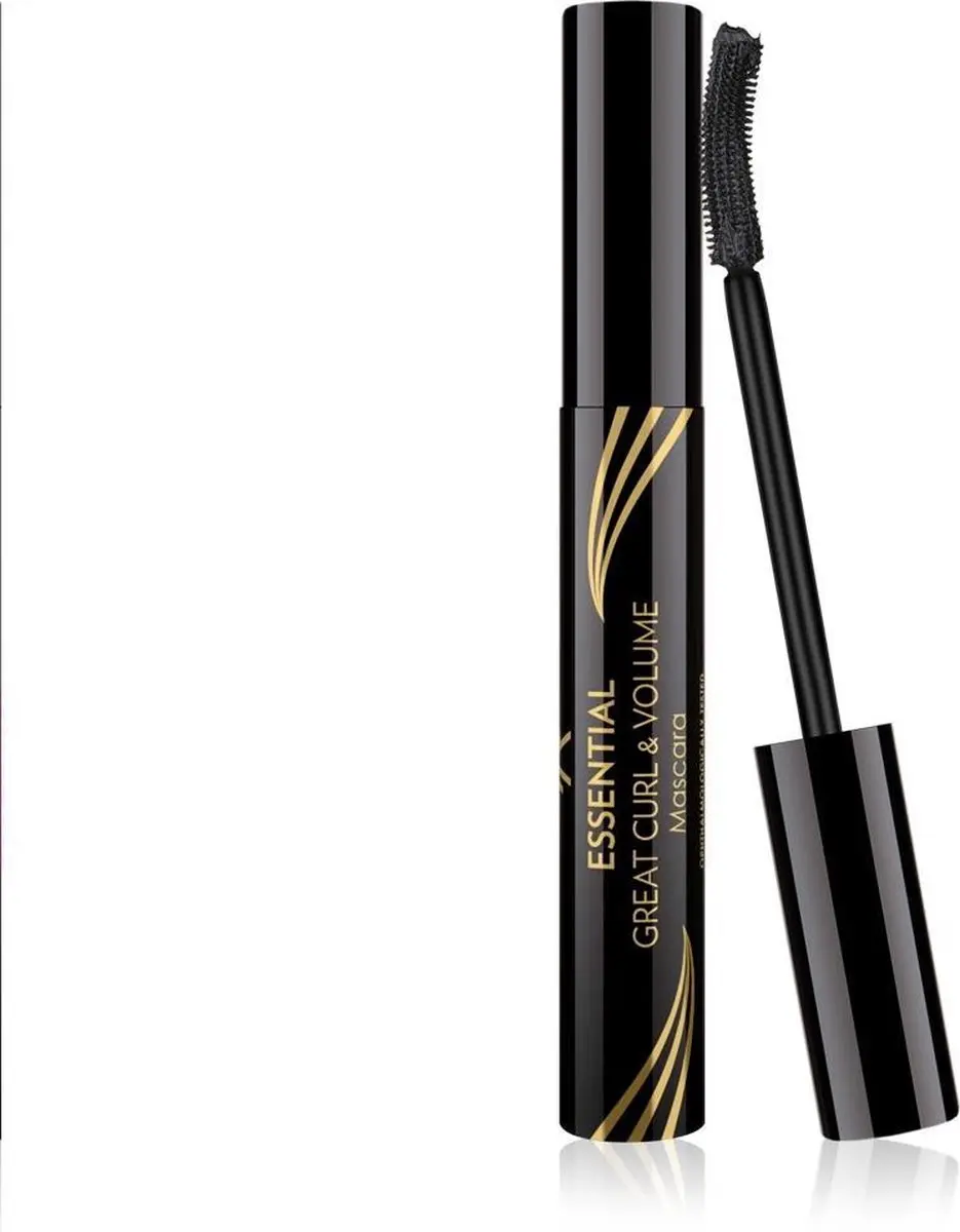 Golden Rose Essential Mascara Great Curl & Volume 9ml - Zwart
