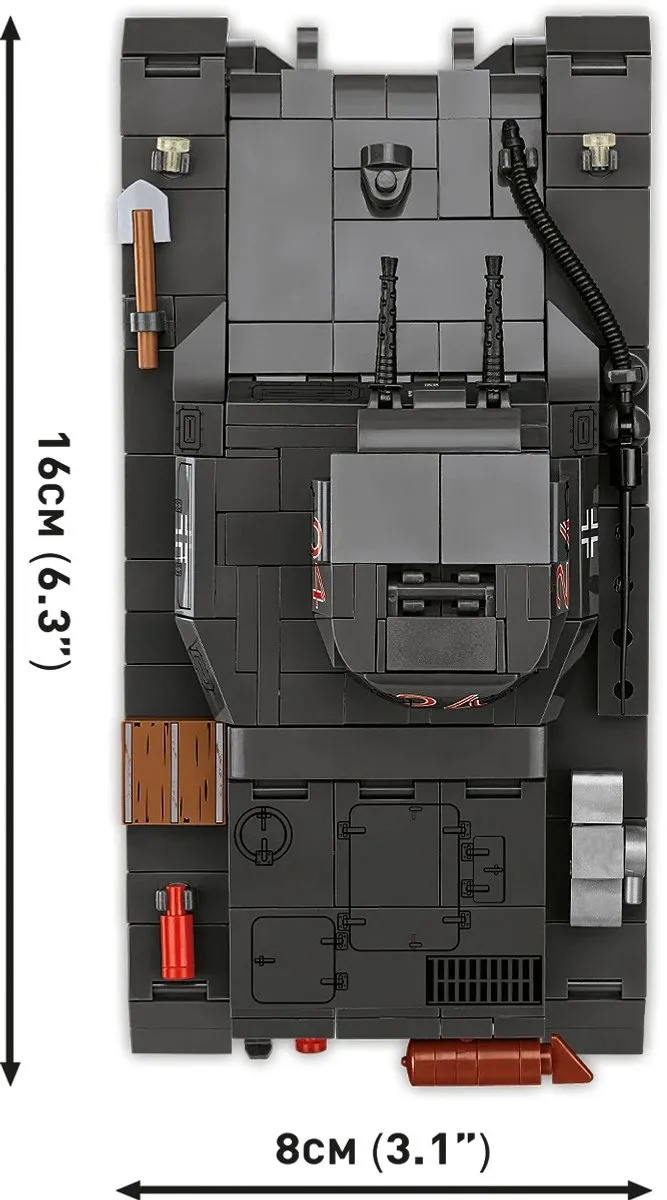 Cobi 2660 Panzer I France 1940 - 656 Stukken - afbeelding 6 van 6