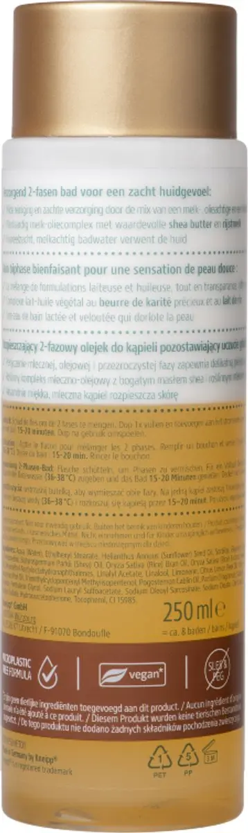 Kneipp Shea Rice Milk 2 Fasen Bad 100ml