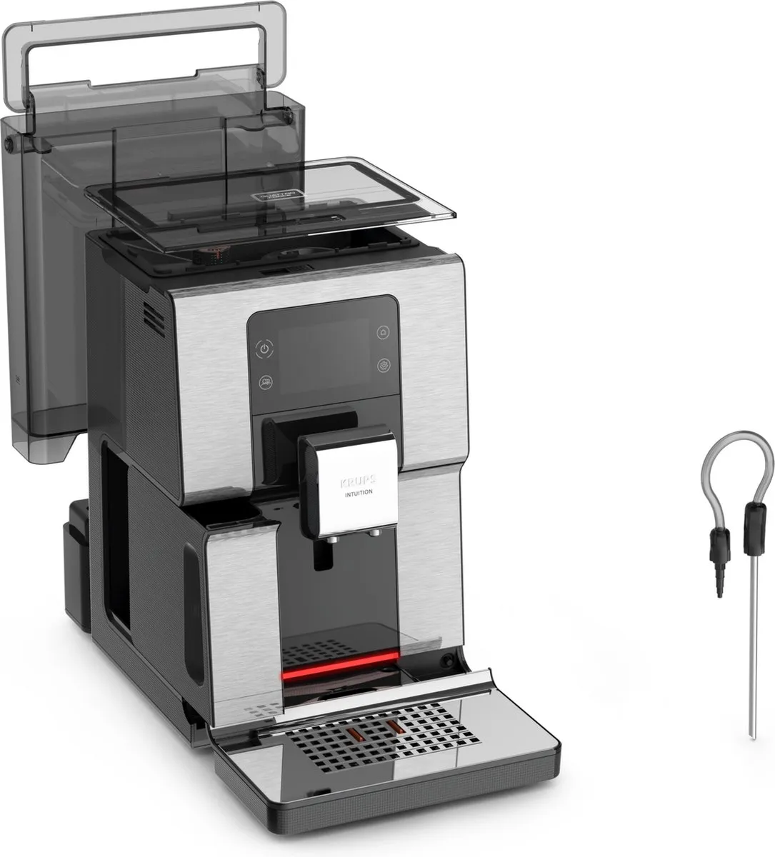 Krups Intuition Experience EA876D Volautomatische Espressomachine - Metaalbrossé