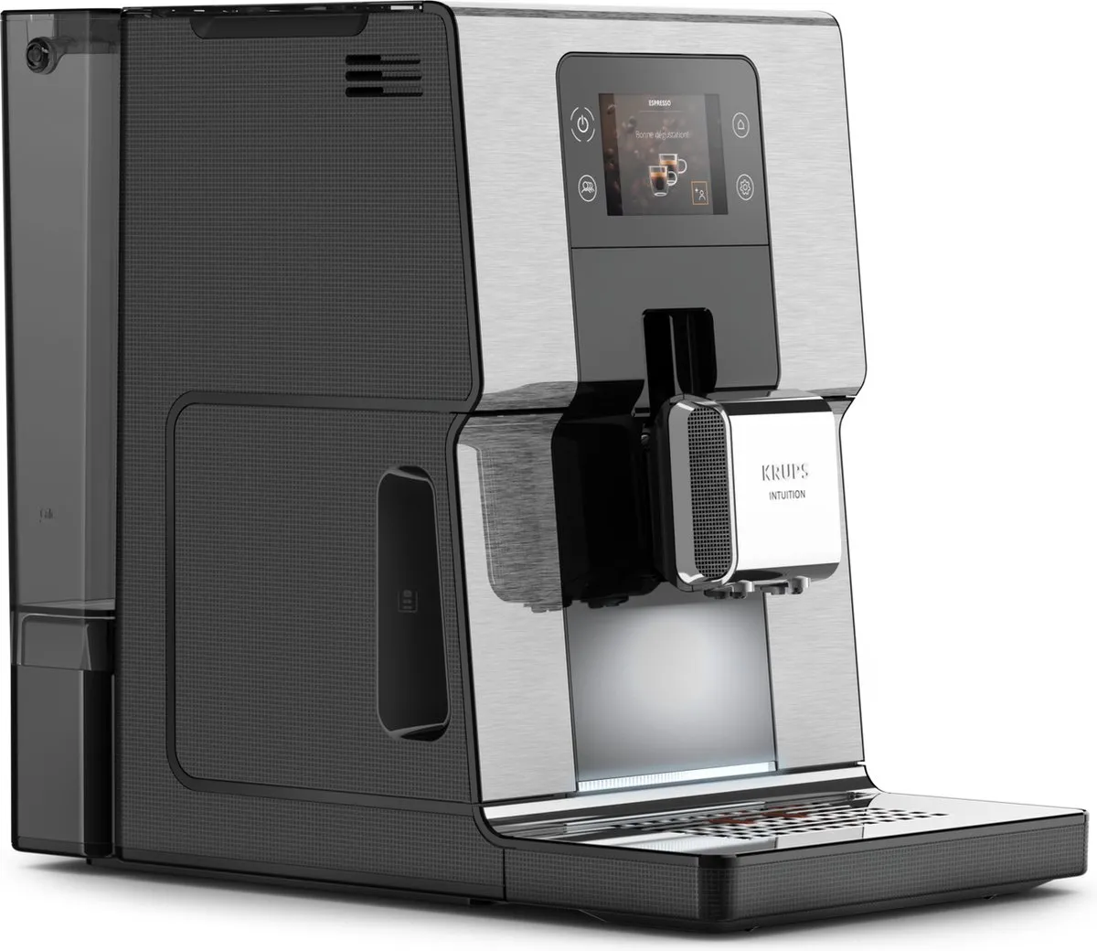 Krups Intuition Experience EA876D Volautomatische Espressomachine - Metaalbrossé