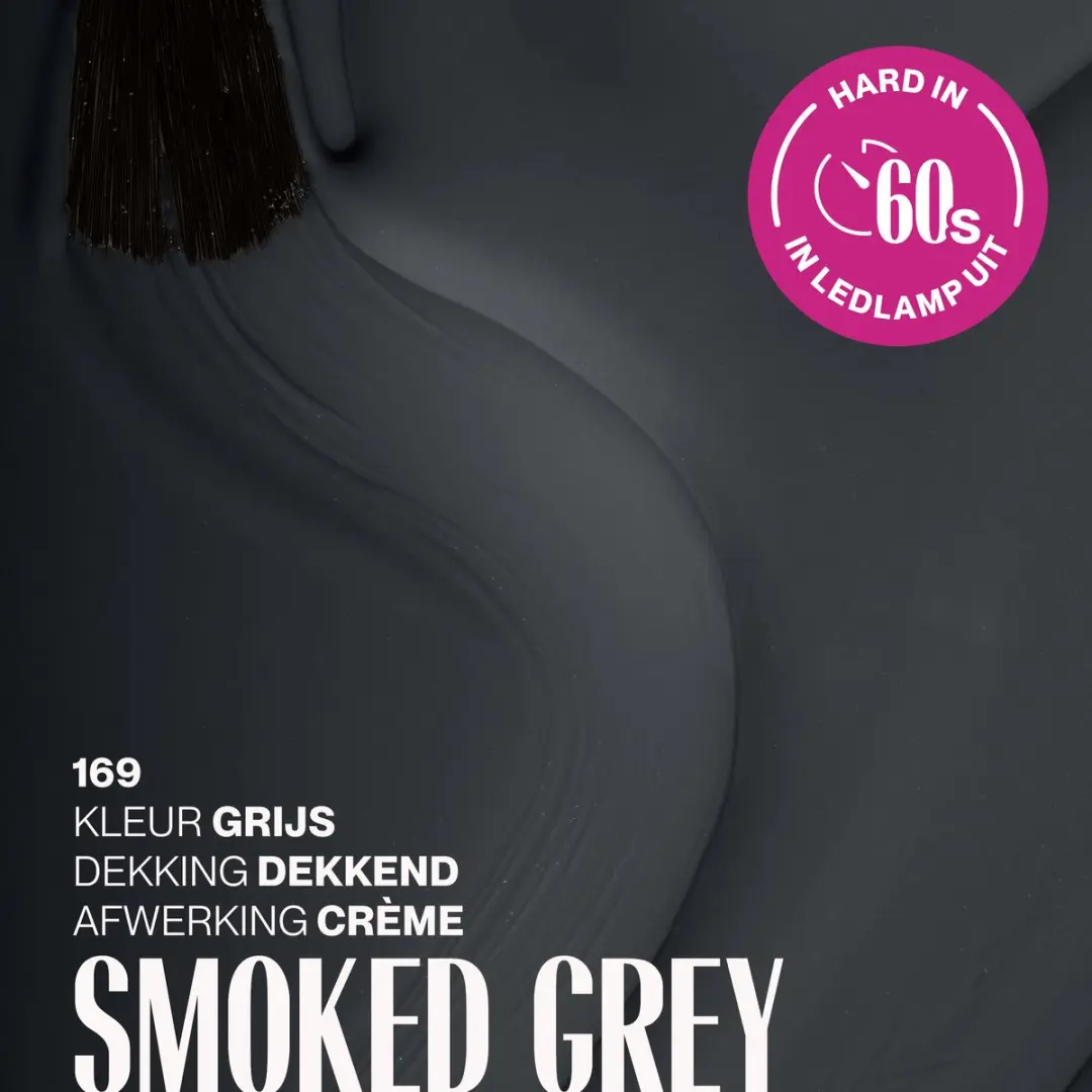 Pink Gellac Smoked Grey 169 Gellak - 15ml