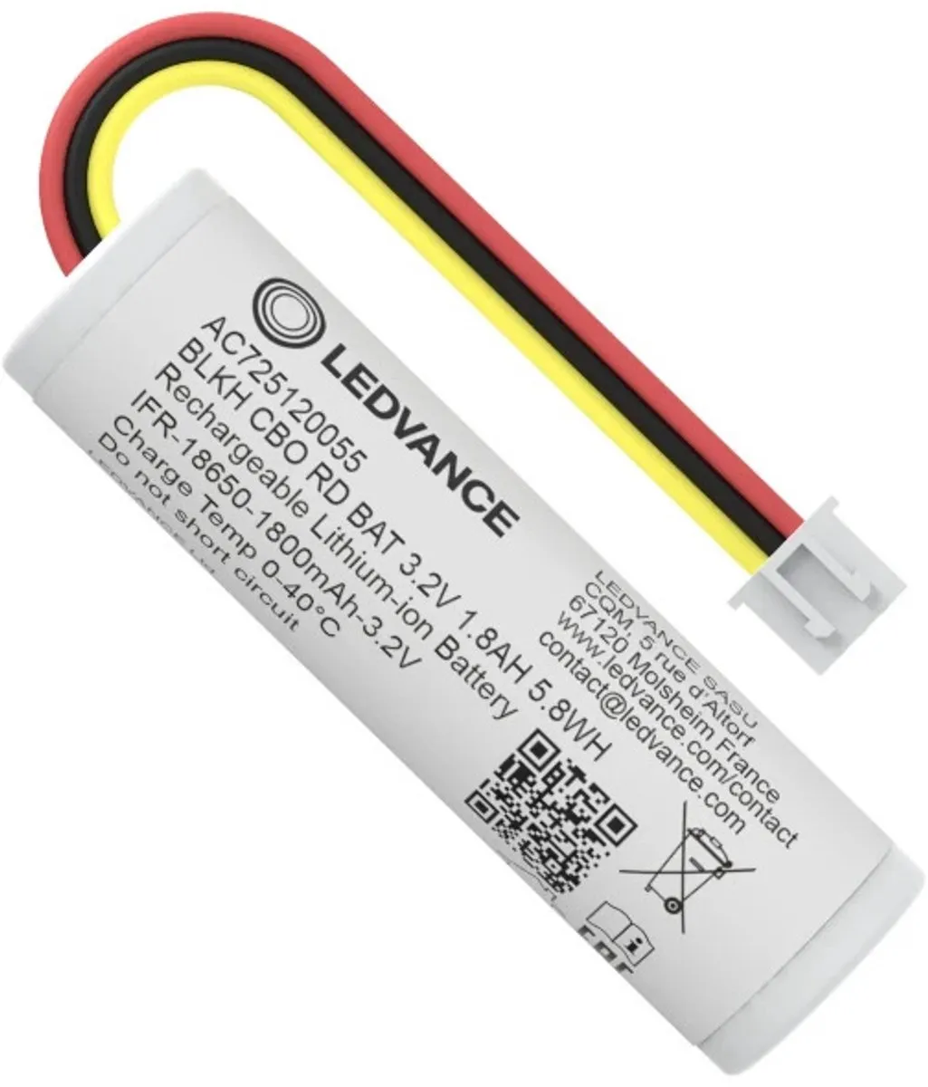 LEDVANCE Bulkhead Combo Round Battery 3.2V 1.8Ah
