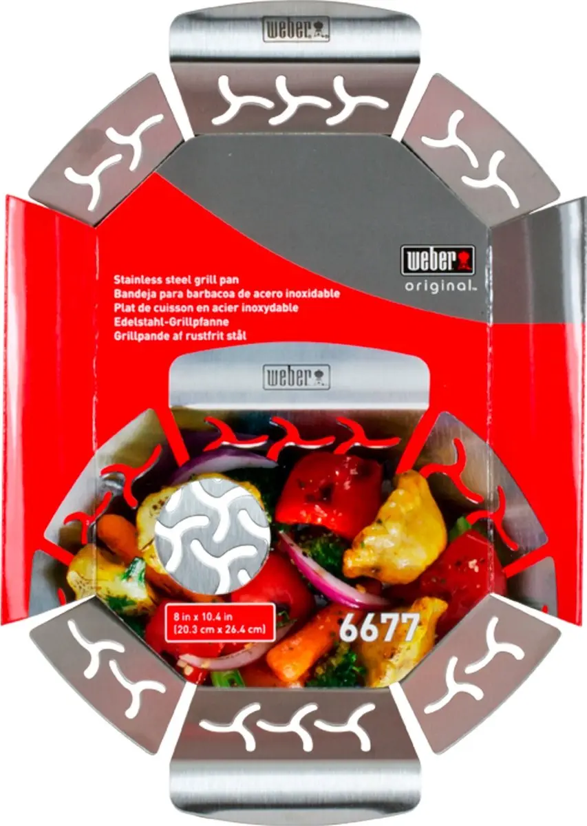 Weber Kleine Groentebasket 6677 - Edelstaal